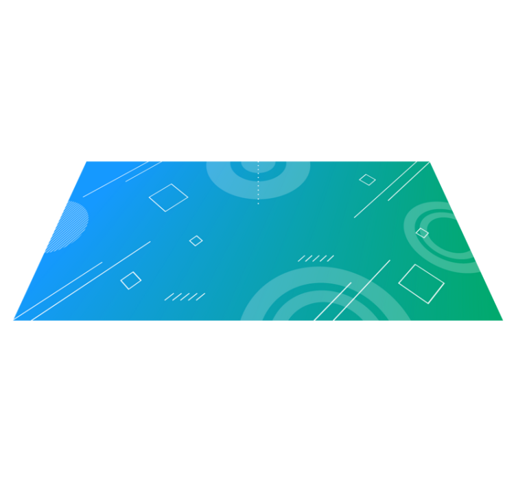 Abstracte geometrische gradiënt vinyl tapijt geometrisch - TenStickers