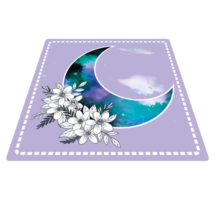 Hemelse bloesems vinyl tapijt bloemen en planten - TenStickers