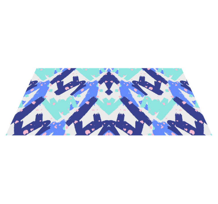 Abstract camouflagepatroon vinyl tapijt woonkamer - TenStickers