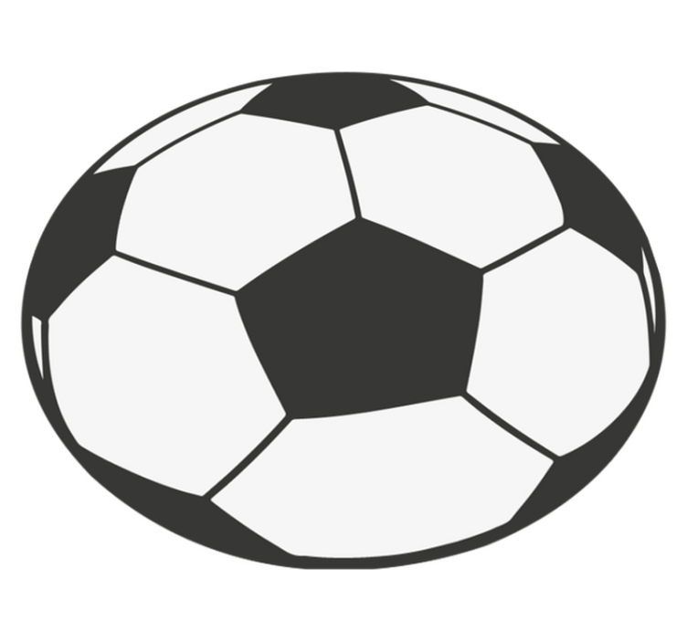 Voetbal sfeer vinyl tapijt spel - TenStickers