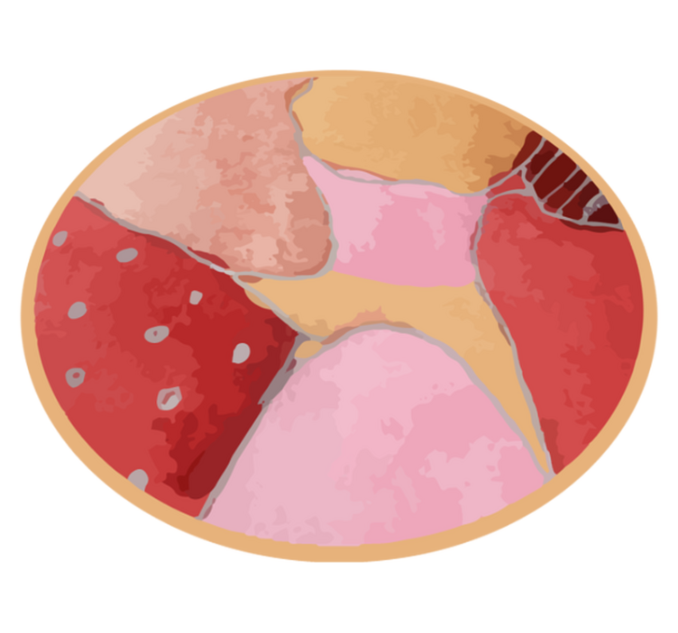 Levendige bloemenmotieven vinyl tapijt ontvangst hal - TenStickers