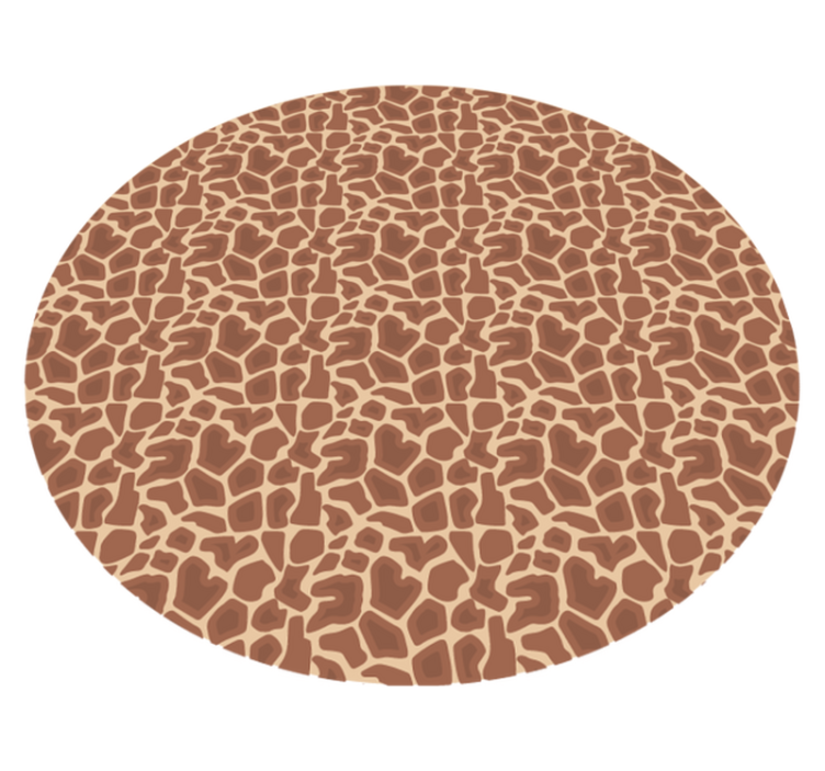 Giraffenpatroon vinyl tapijt dierenprint - TenStickers