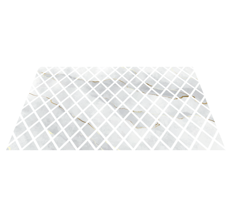 Elegant marmerpatroon vinyl vloerkleed keuken - TenStickers