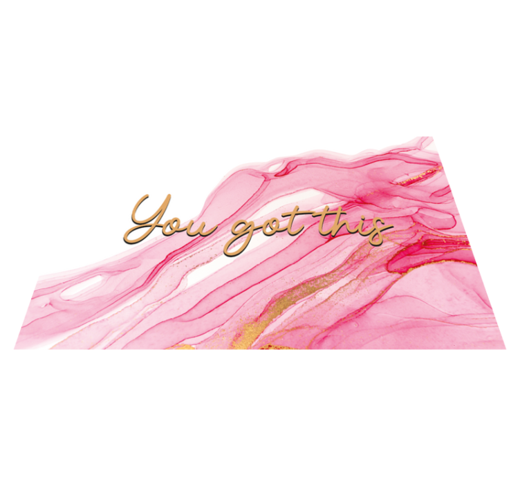 Jij hebt dit vinyl tapijt zinnen en teksten - TenStickers