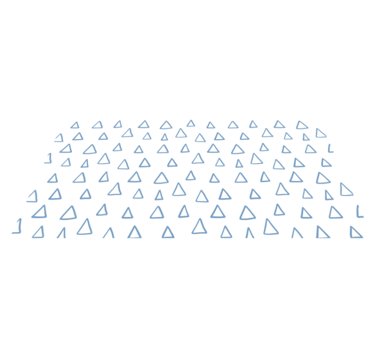 Vinyl tapijt geometrisch met driehoekig patroon - TenStickers