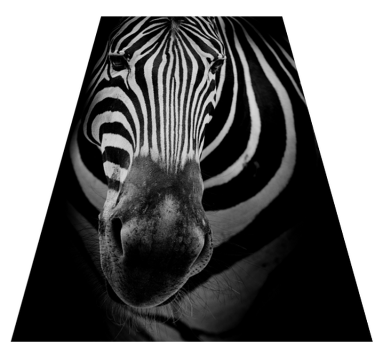 Zebrastrepenprint dieren vinyl tapijt - TenStickers