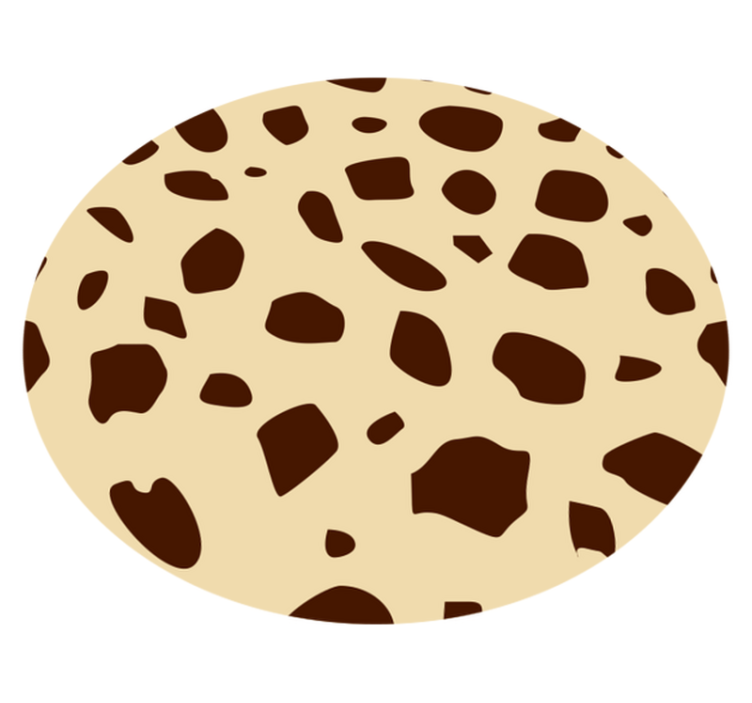 Gevlekte warmte vinyl tapijt dierenprint - TenStickers