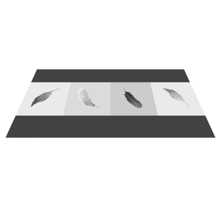 Veer minimalisme dieren vinyl tapijt - TenStickers