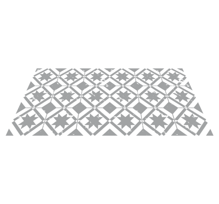 Hydraulische tegels vinyl tapijt Grijze pantonetegels - TenStickers