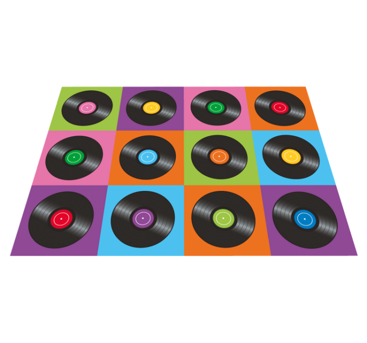 Vinyl tapijt Keuken vinyl schijfplaten - TenStickers
