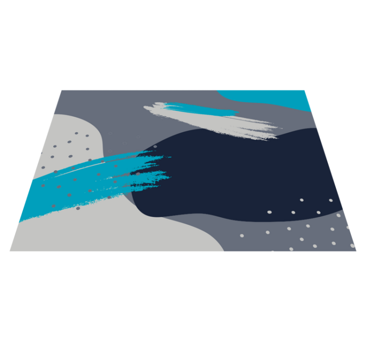 Abstract spetterpatroon vinyl tapijt modern - TenStickers