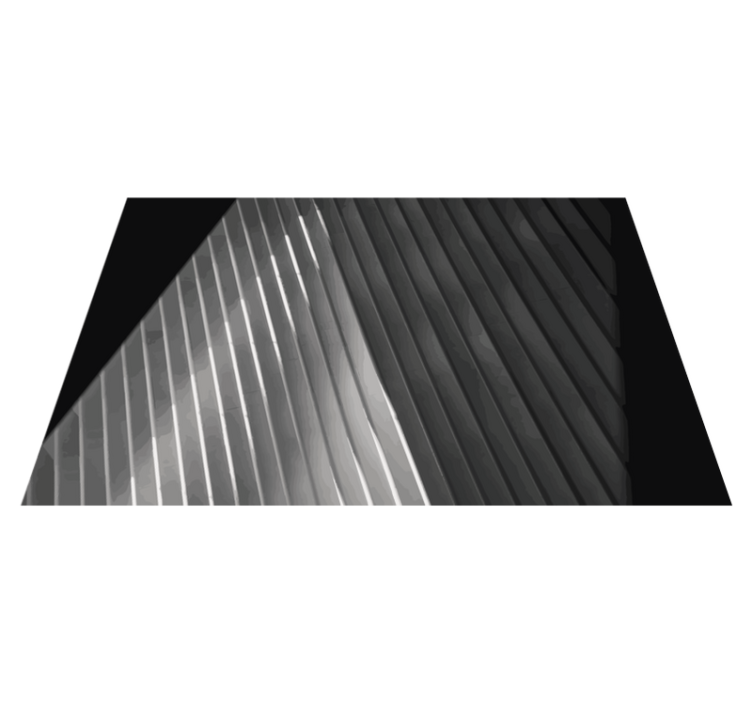 Glad gestreept oppervlak vinyl tapijt met houtstructuur - TenStickers