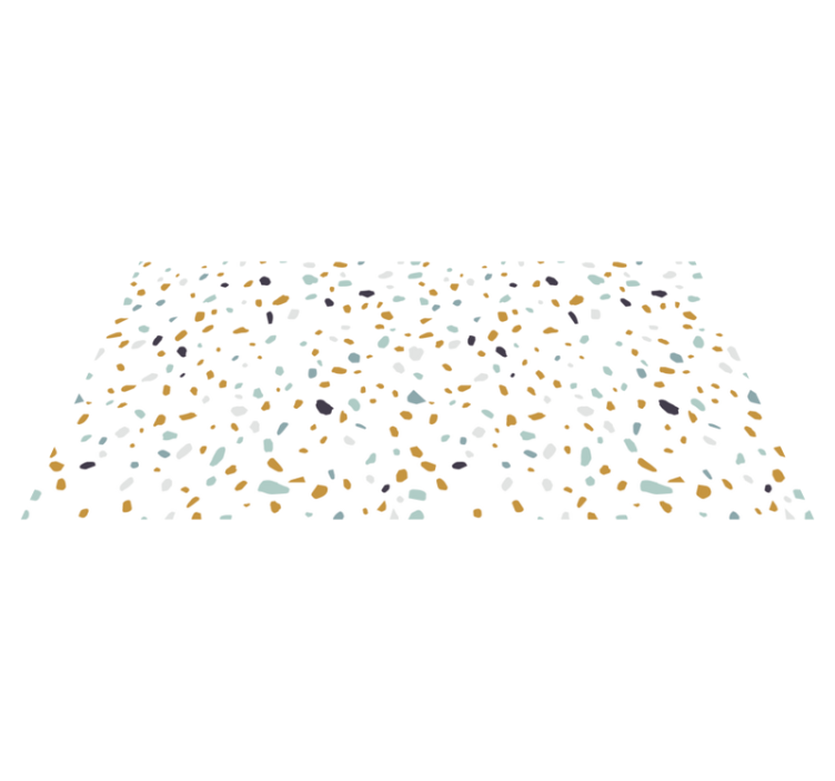 Tapijt in terrazzo-structuur in noordse stijl - TenStickers