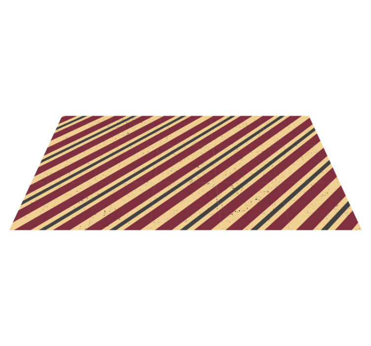 Diagonaal abstract patroon vinyl tapijt met strepen - TenStickers