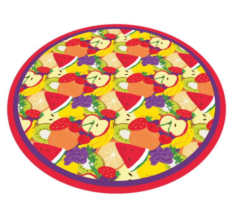 Fruit medley patroon vinyl vloerkleed keuken - TenStickers