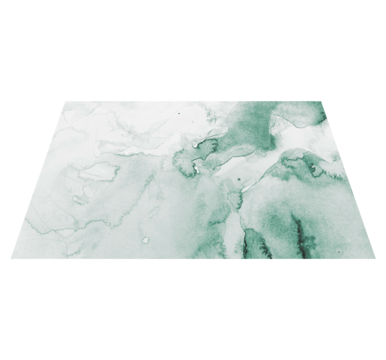 Zachte groene werveling marmeren vinyl tapijt - TenStickers