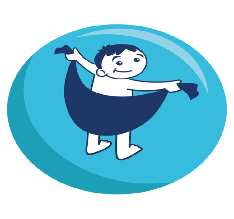 Vrolijk kinderspel vinyl tapijt voor meer kinderen - TenStickers