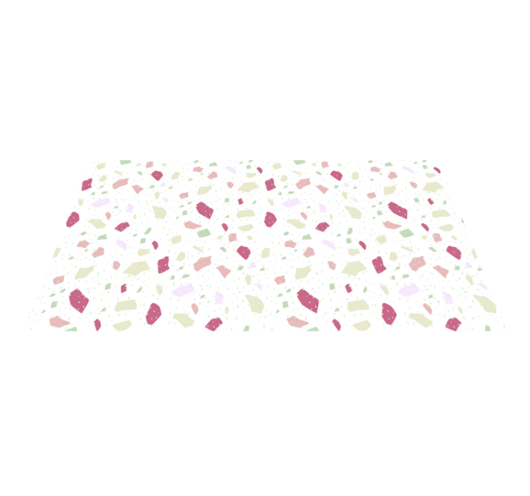 Dynamische kleurrijke vormen vinyl tapijt voor meer kinderen - TenStickers