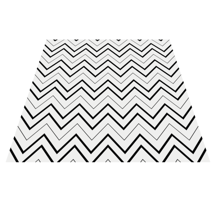 Vinyl tapijt minimalistisch chevron stijl - TenStickers