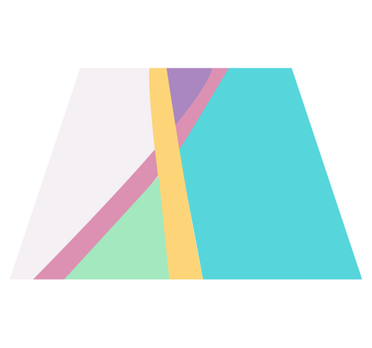 Vinyl tapijt modern kleurrijke abstracte lagen - TenStickers