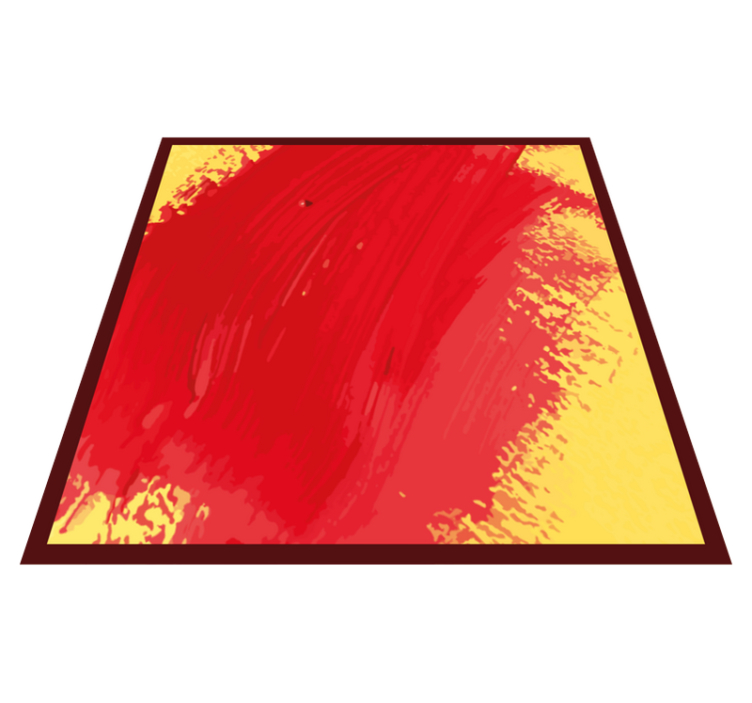 Levendige kleurenspatten vinyl tapijt modern - TenStickers