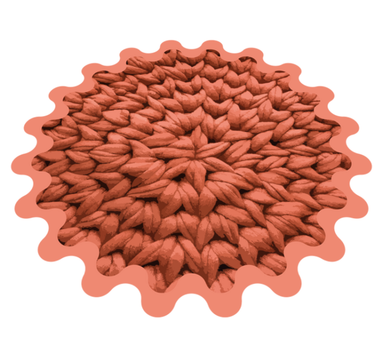 Vinyl tapijt natuur bladmotief - TenStickers