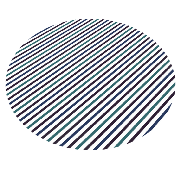 Grijs en groen vinyl tapijt met strepen - TenStickers