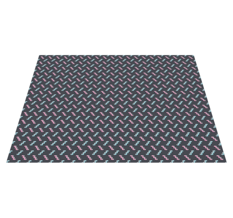 Kleurrijke golvende vormen vinyl tapijt voor meer kinderen - TenStickers