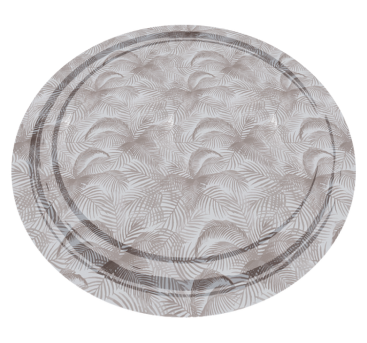 Botanische overlay vinyl tapijt bloemen en planten - TenStickers