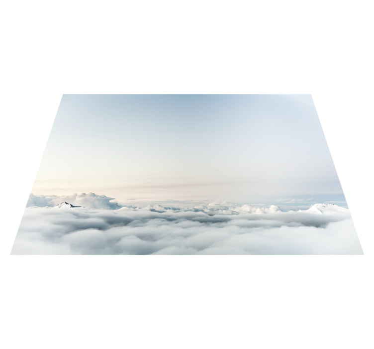Wolkenlandschap sereniteit vinyl tapijt natuur - TenStickers