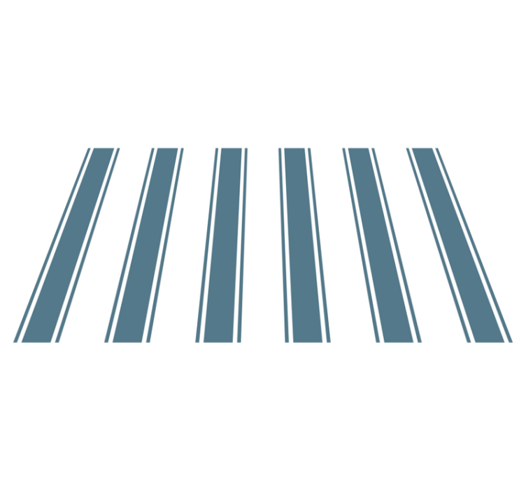 Hedendaags patroon vinyl tapijt met strepen - TenStickers