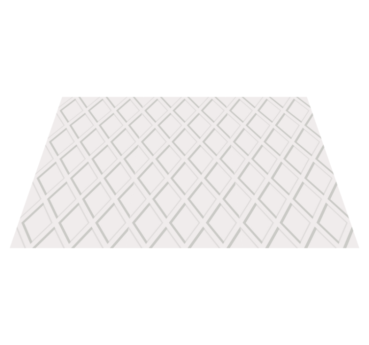 Vinyl tapijt geometrisch diamant idee - TenStickers