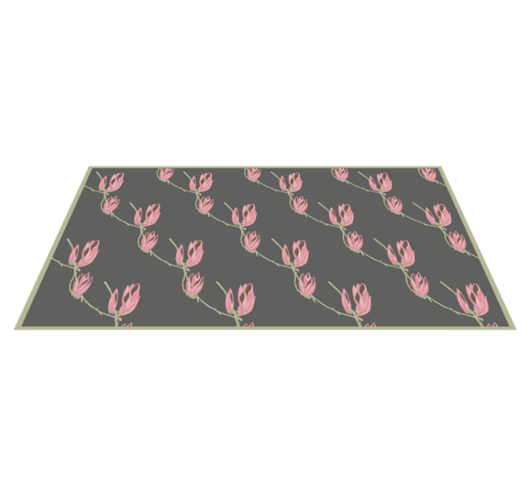 Vinyl tapijt Bloemen en planten Kleine magnolia roze - TenStickers