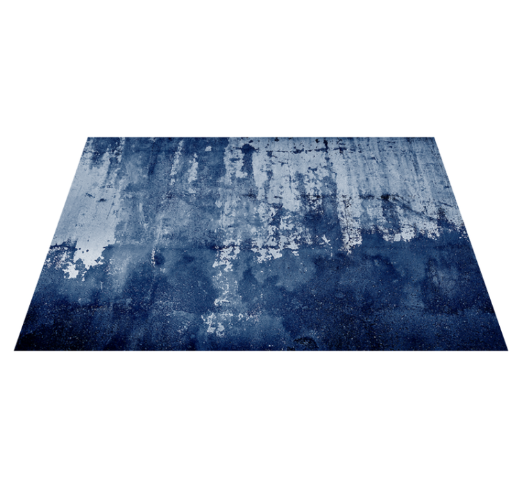 Dramatisch blauw vinyl tapijt andere textuur - TenStickers