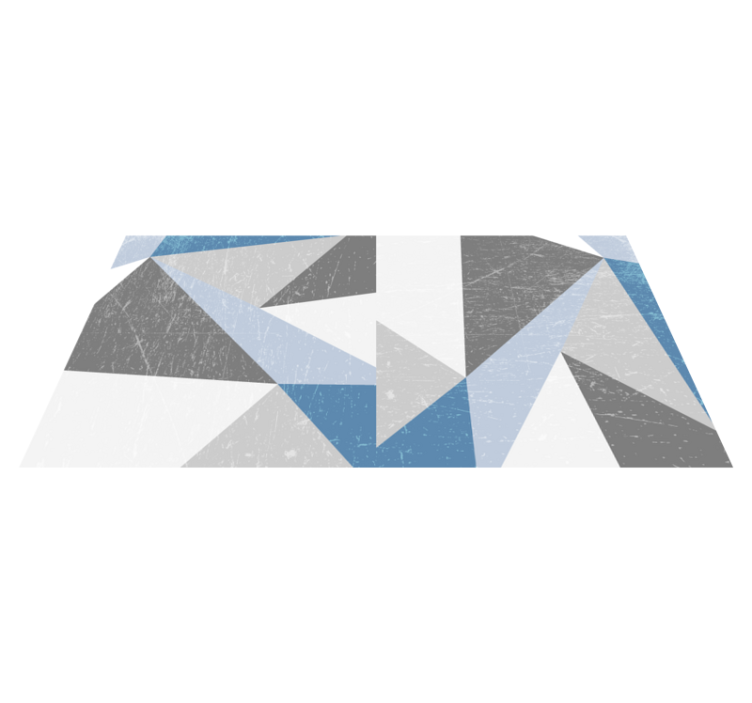 Geometrisch Marmer Patroon Geometrische vormen vinyl tapijt - TenStickers