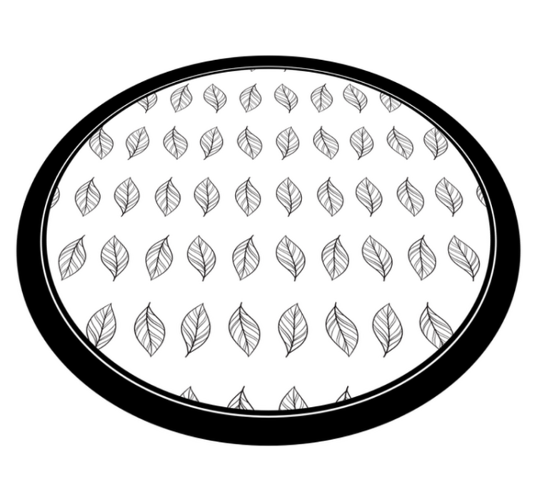 Botanische schets vinyl tapijt bloemen en planten - TenStickers