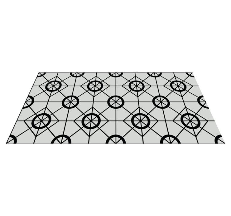 Geometrisch vinylontwerp Geometrische vinyl vloerkleed - TenStickers