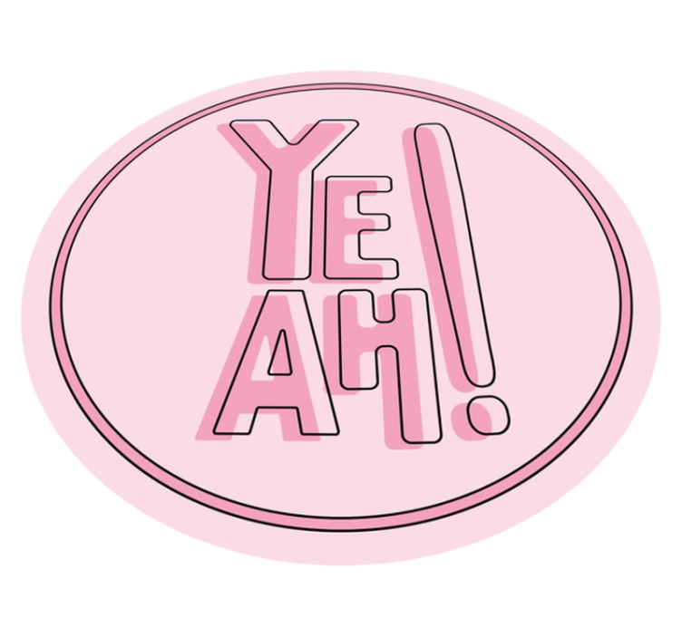 Expressief tekstmotief vinyl tapijt zinnen en teksten - TenStickers