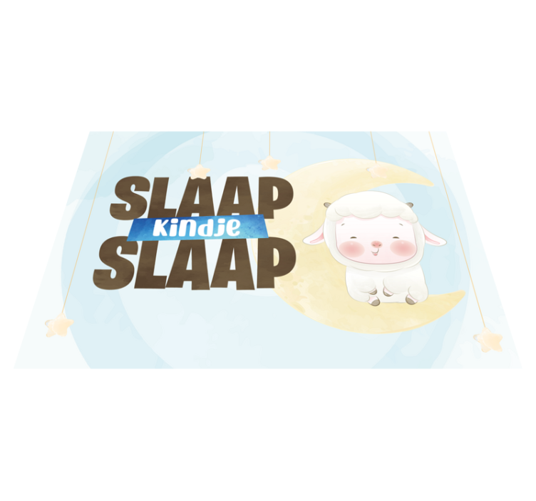 Vinyl tapijt baby slaap kindje slaap - TenStickers