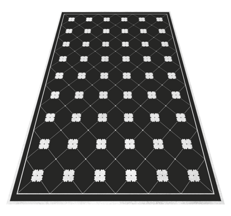 Vinyl tegelkleed vintage bistro stijl - TenStickers