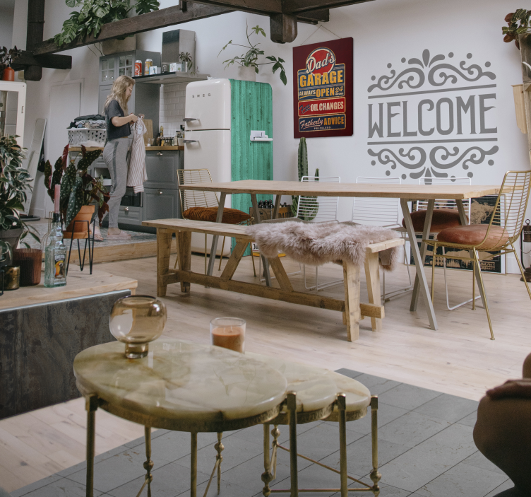 Vinyl tapijt beton textuur - TenStickers