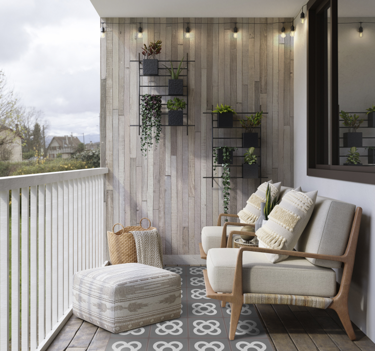 Tapijt pvc panot barcelona mozaïek - TenStickers