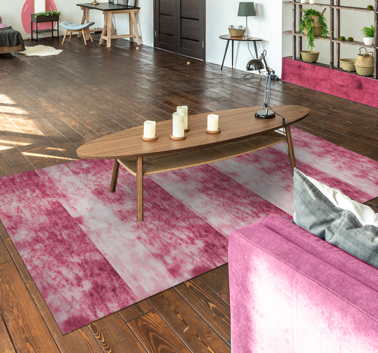 Vinyl Tapijt met gestructureerde strepen - TenStickers