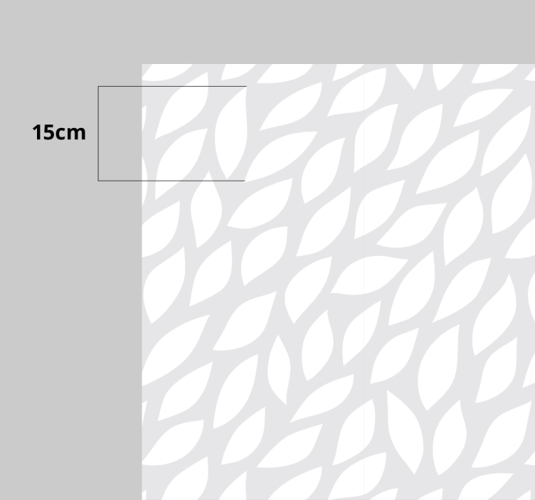 Geometrische schaduwpatronen vinyl vloerkleed keuken - TenStickers