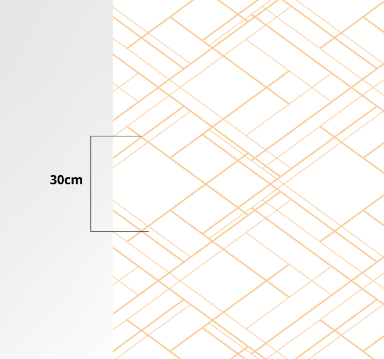 Geometrische lijnen minimalistisch patroon vinyl tapijt geometris - TenStickers