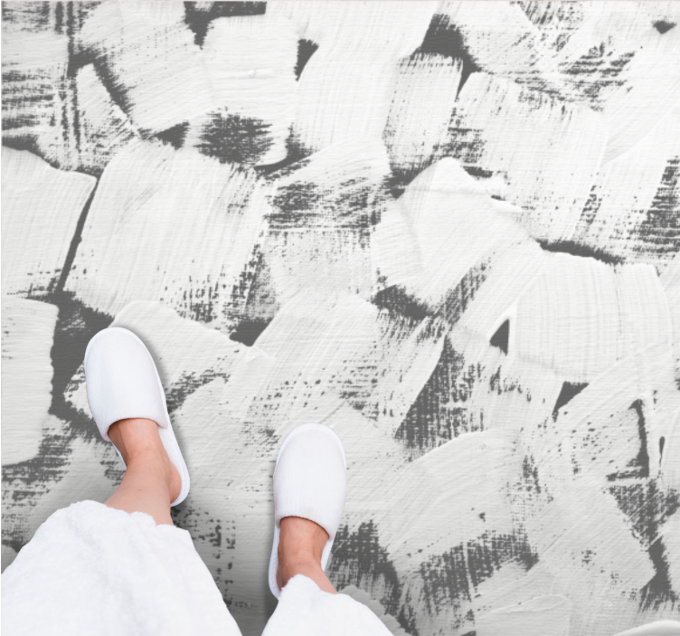 Abstract Geborstelde Textuur vinyl tapijt met texturen - TenStickers