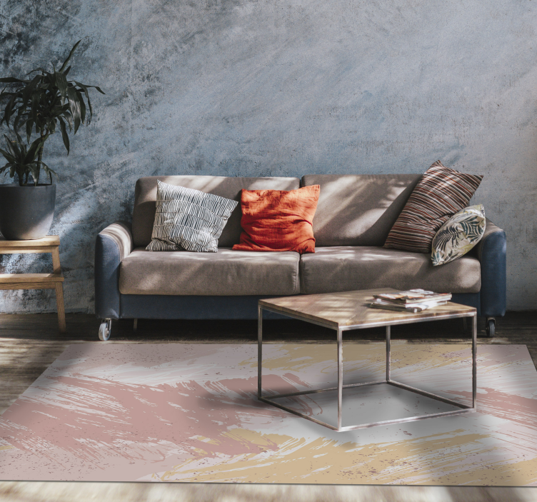 Abstracte textuurexpressie vinyl tapijt met textuur - TenStickers