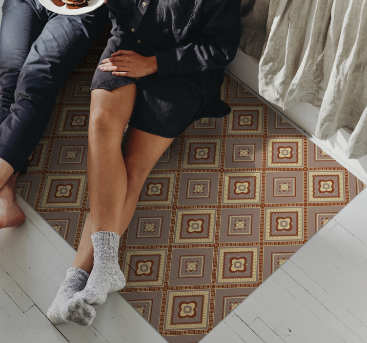 Decoratieve tegelarrangementen vinyl tapijt mozaïek - TenStickers