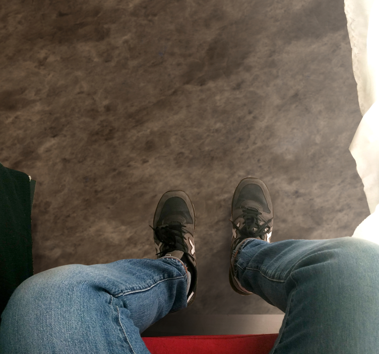 Bruin elegant effect marmeren vinyl tapijt - TenStickers