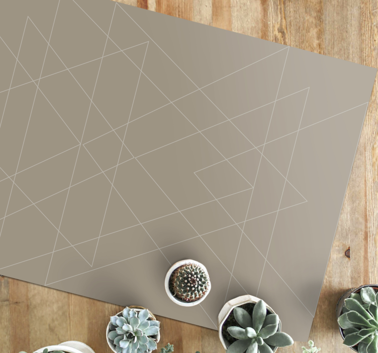 Geometrisch patroon mat vinyl tapijt modern - TenStickers
